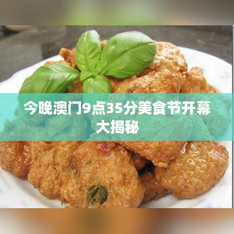 今晚澳门9点35分美食节开幕大揭秘