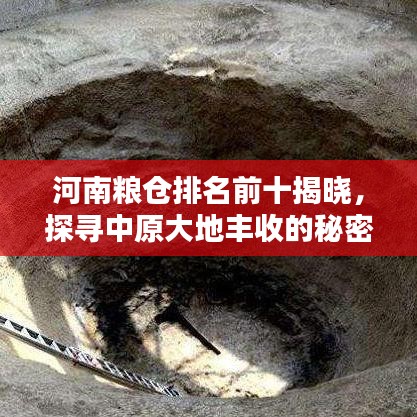 河南粮仓排名前十揭晓，探寻中原大地丰收的秘密