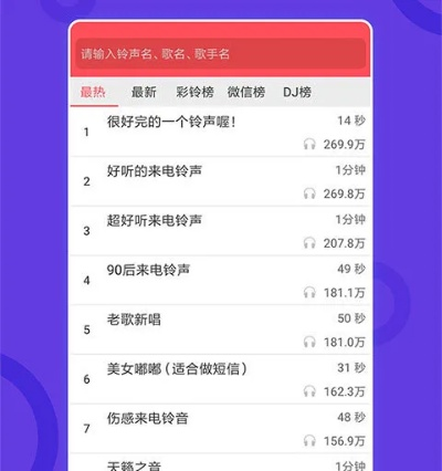 最美铃声官方下载跟大富豪激活码领取,快速方案落实|LT_v4.680